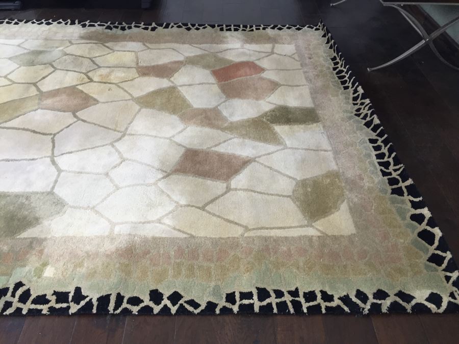 Fuzzy Turtle Safari Collection Wool Rug Made In India 8' x 11' [Photo 4]