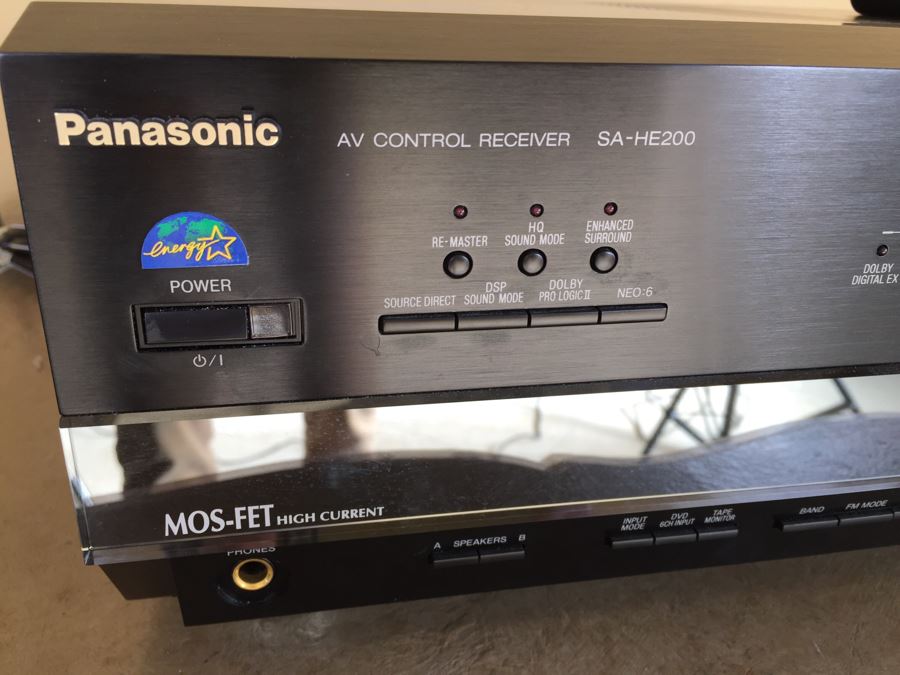 Panasonic SA HE200 6.1 Channel AV Receiver ‑ 780W Total [Photo 2]