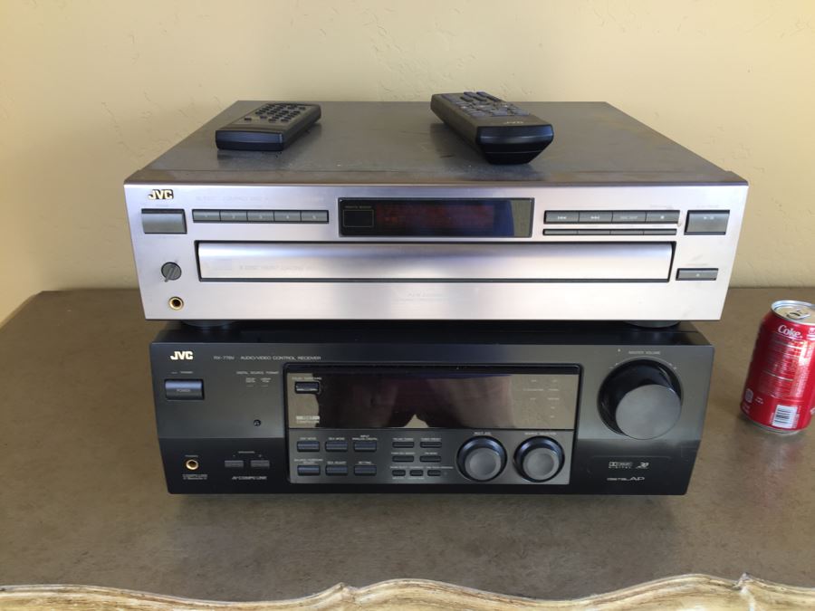 JVC RX 778VBK 5.1 Channel AV Receiver And XL-F207 Compact Disc Automatic Changer