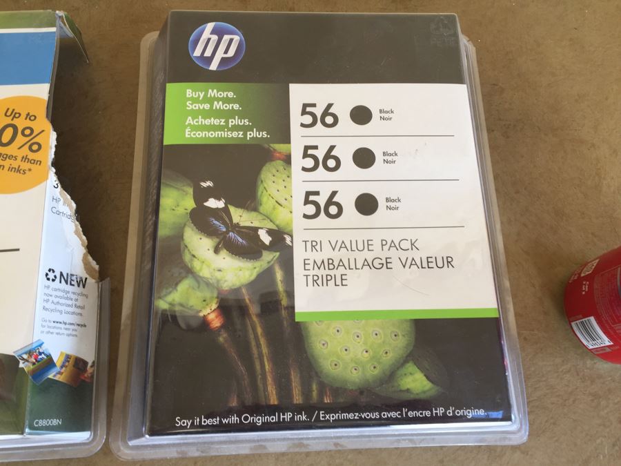 HP Black Ink Printer Tri Pack Plus Opened Tri-Pack [Photo 2]
