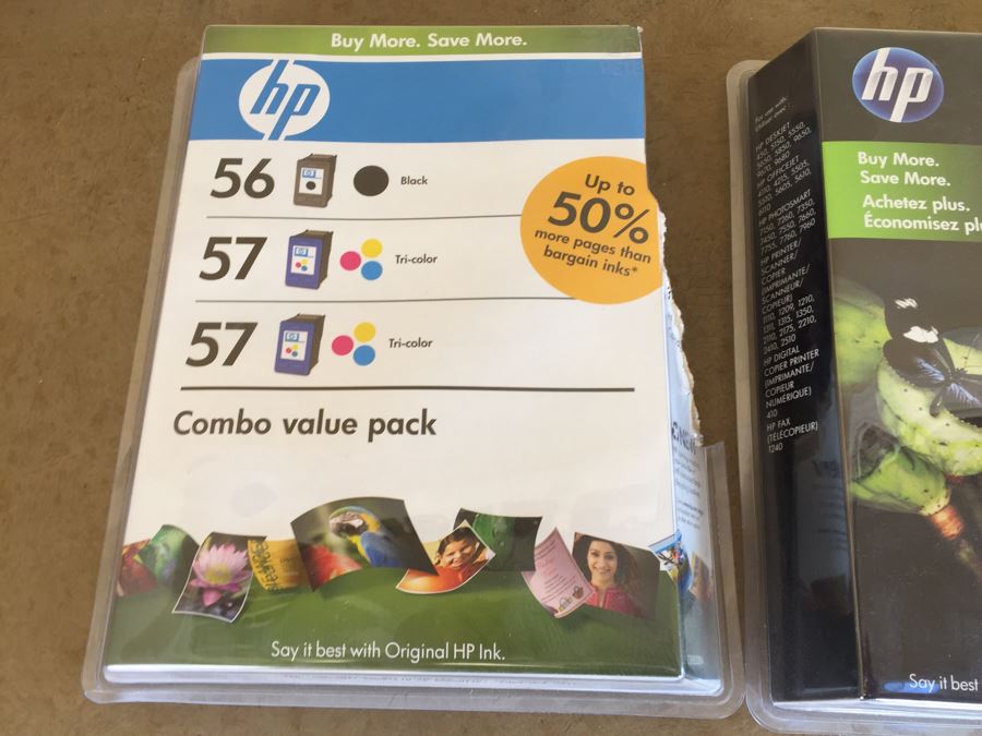 HP Black Ink Printer Tri Pack Plus Opened Tri Pack   18487 Ygjd 