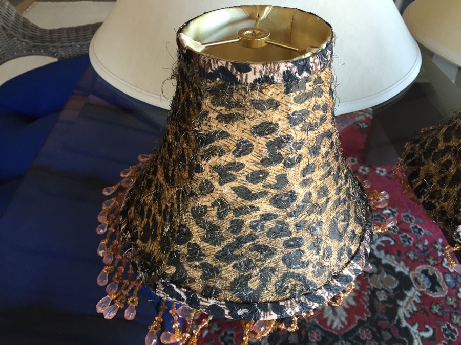 Lampshade Lot With 3 Harps [Photo 2]