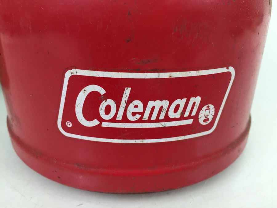 Vintage 1976 Coleman Lantern With Pyrex Glass And Original Box [Photo 7]