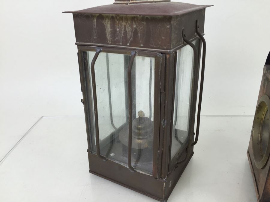 Pair Of Brass And Copper Lanterns [Photo 6]