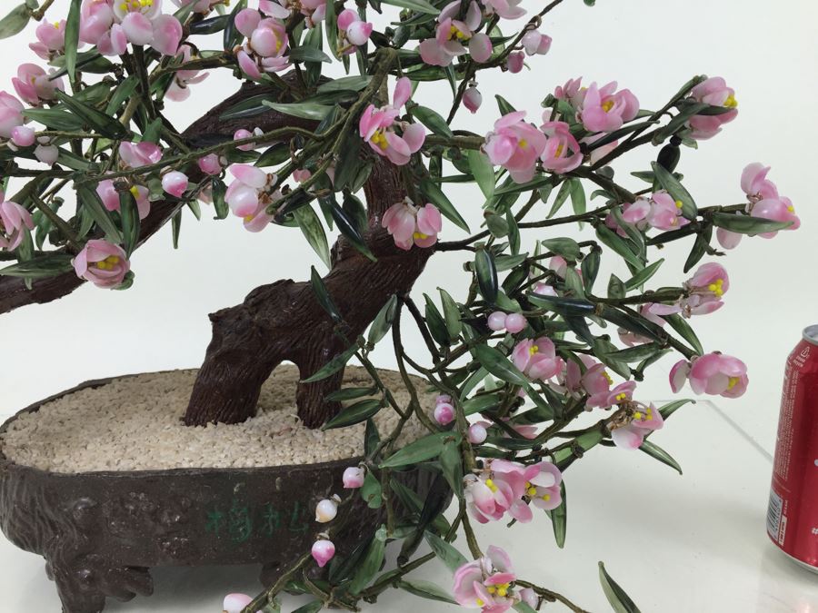 Large Glass Cherry Blossom Bonsai Tree [Photo 6]