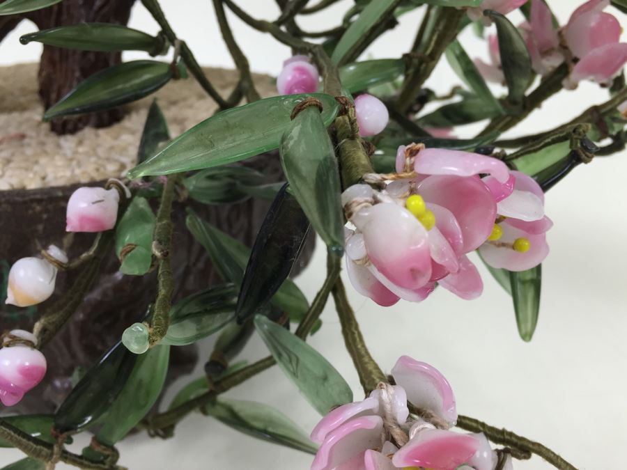 Large Glass Cherry Blossom Bonsai Tree [Photo 8]