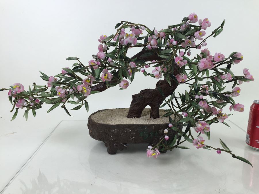 Large Glass Cherry Blossom Bonsai Tree [Photo 4]