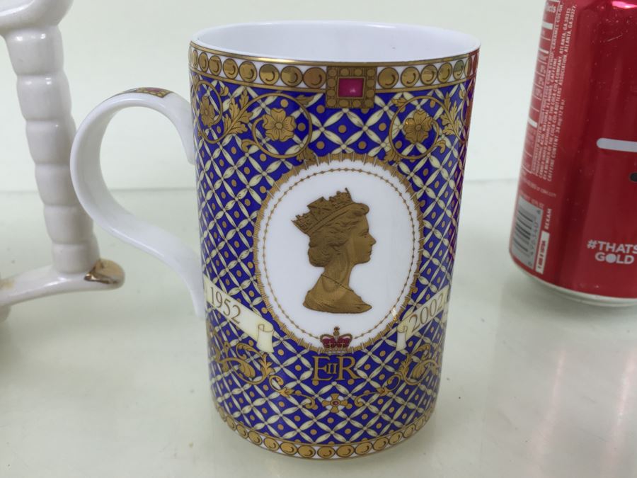 Collection Of English Royalty Commemorative Cups And Mugs [Photo 8]