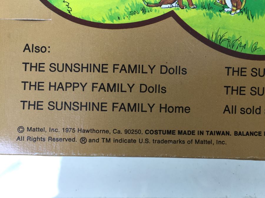 (4) The Sunshine Family Toys: Nursery Craft Kit, Camping Craft Kit, Backyard Picnic Project And Playroom Project By Mattel New In Box Vintage 1975 [Photo 20]