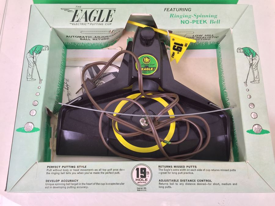 Vintage Eagle Electric Putting Cup New In Box Model 1902  [Photo 8]