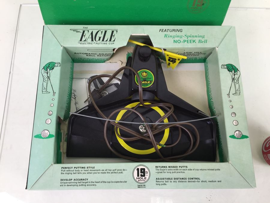 Vintage Eagle Electric Putting Cup New In Box Model 1902 