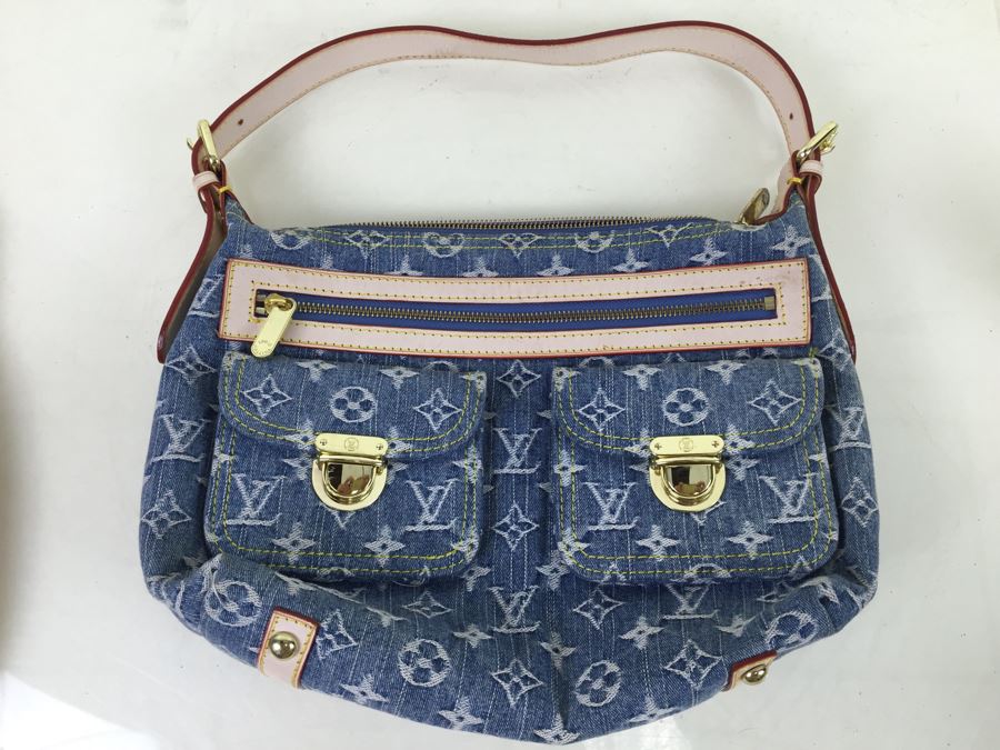 Louis Vuitton Denim Reproduction Handbag