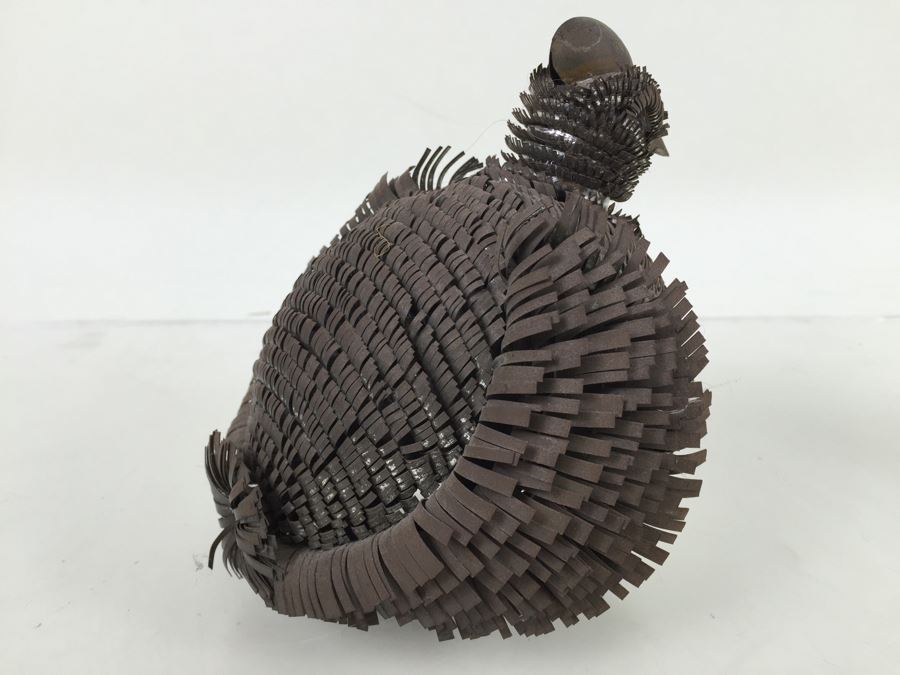 Vintage Brass Metal Bird Sculpture [Photo 8]