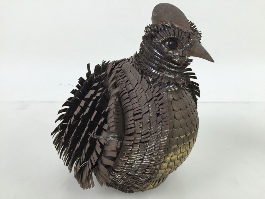 Vintage Brass Metal Bird Sculpture [Photo 2]