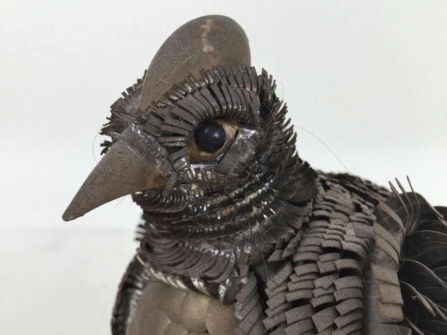 Vintage Brass Metal Bird Sculpture [Photo 6]