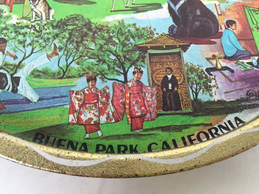 Pair Of Vintage Tourist Trays From L.A. Knott's Berry Farm And Ghost Town + Japanese Village And Deer Park Buena Park, CA [Photo 8]