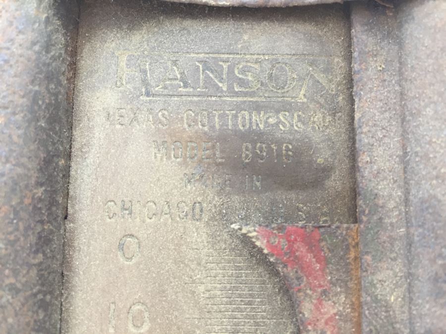 Vintage Hanson Texas Cotton Scale Model 8916 [Photo 3]