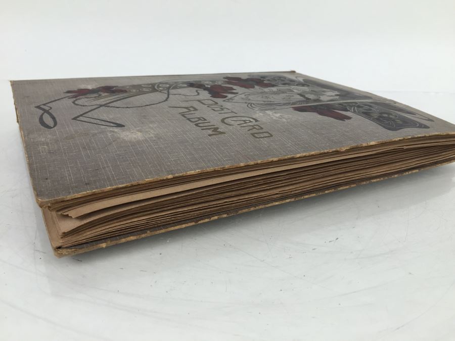 Vintage Art Nouveau Post Card Album Featuring Collection Of Dozens Of Stamped Post Cards Mainly From Ireland 1903-1906 [Photo 21]