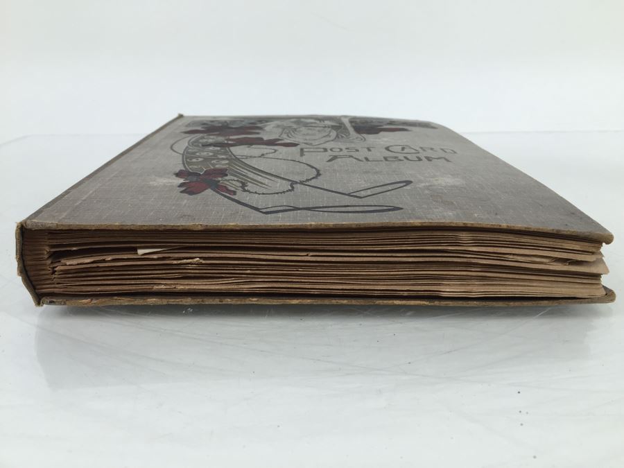 Vintage Art Nouveau Post Card Album Featuring Collection Of Dozens Of Stamped Post Cards Mainly From Ireland 1903-1906 [Photo 20]