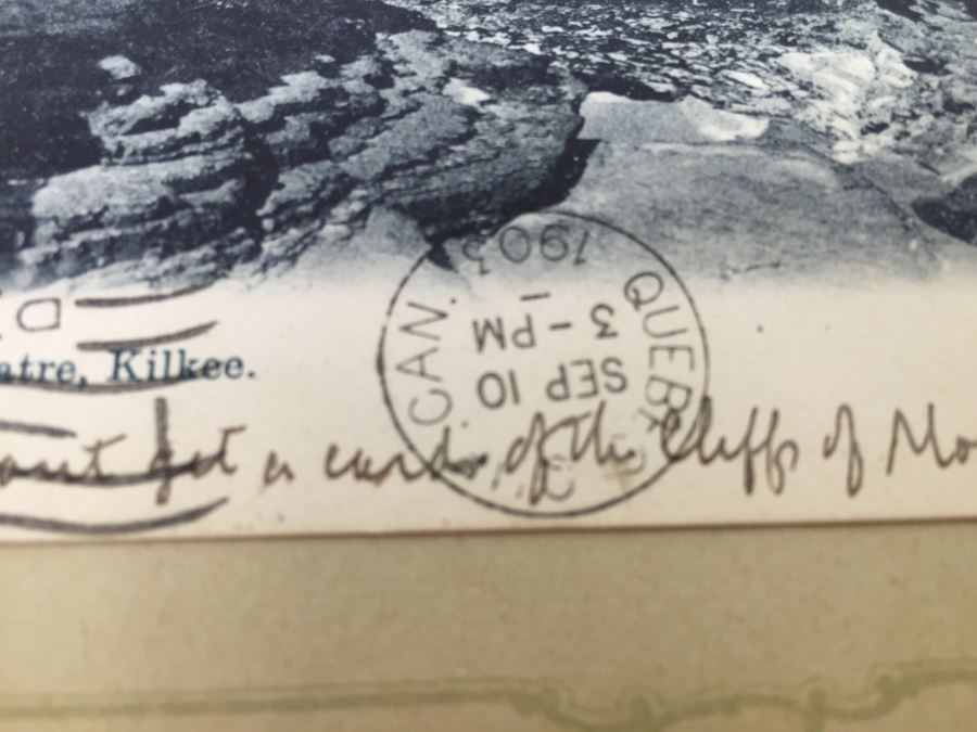 Vintage Art Nouveau Post Card Album Featuring Collection Of Dozens Of Stamped Post Cards Mainly From Ireland 1903-1906 [Photo 10]