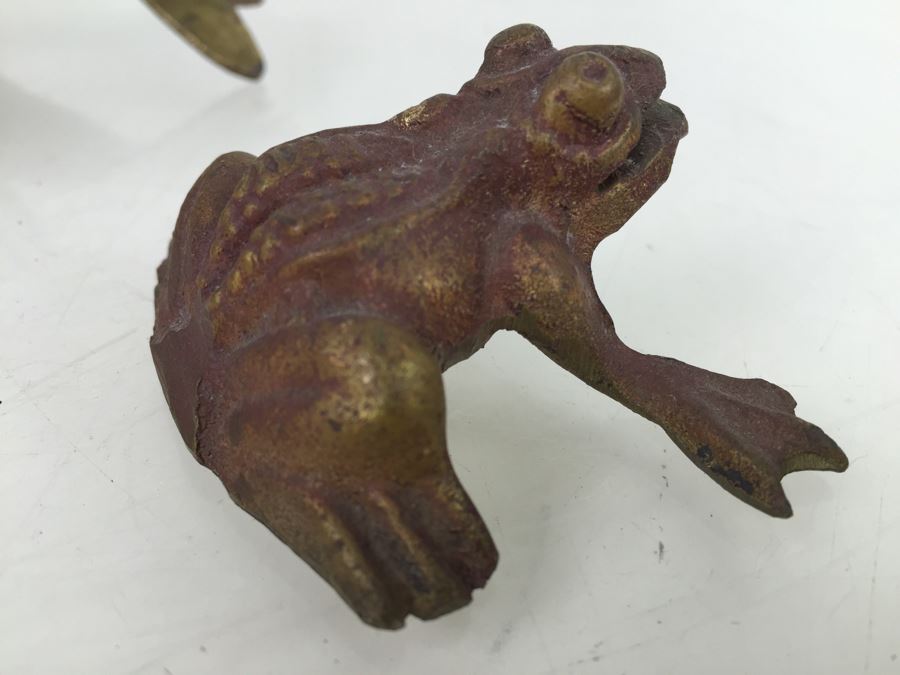 Brass Lobster And Frog Sculptures [Photo 3]
