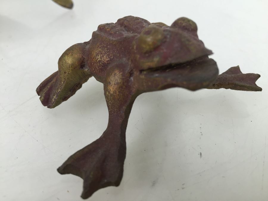 Brass Lobster And Frog Sculptures [Photo 11]