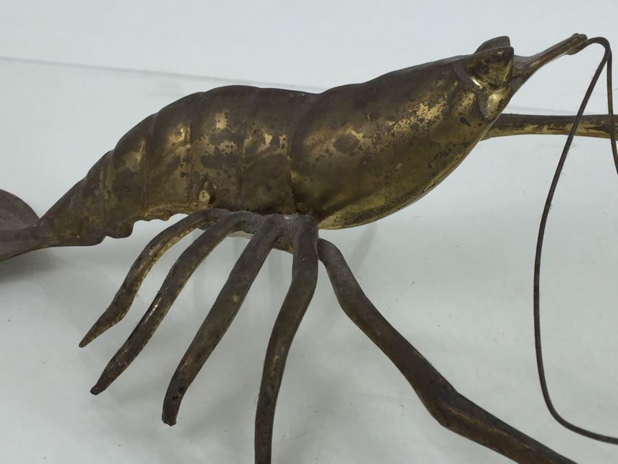 Brass Lobster And Frog Sculptures [Photo 5]