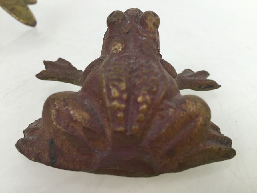 Brass Lobster And Frog Sculptures [Photo 10]