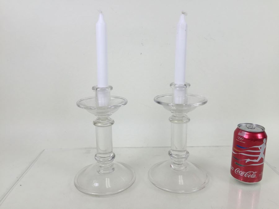 Glass Candle Holders [Photo 1]