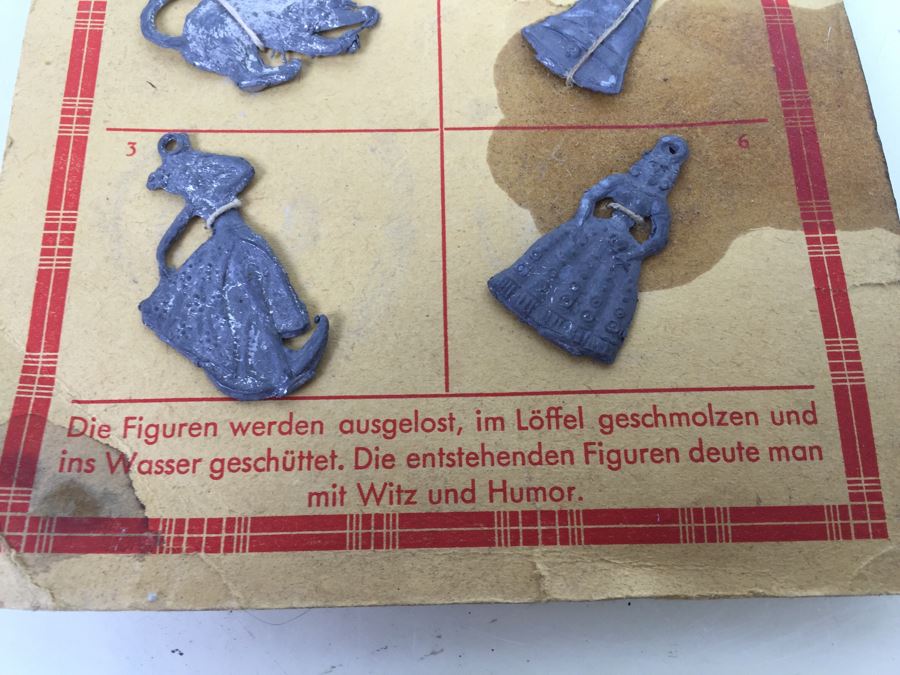 German Metal Figurines On Original Card [Photo 3]