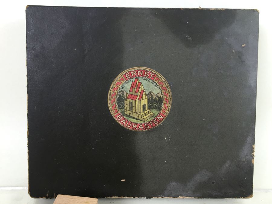 Vintage Ernst-Baukasten German Building Blocks Set With Box And Instruction Books [Photo 4]