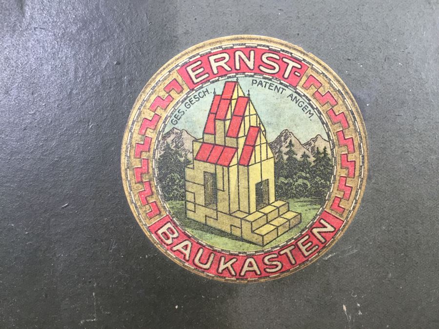 Vintage Ernst-Baukasten German Building Blocks Set With Box And Instruction Books [Photo 5]