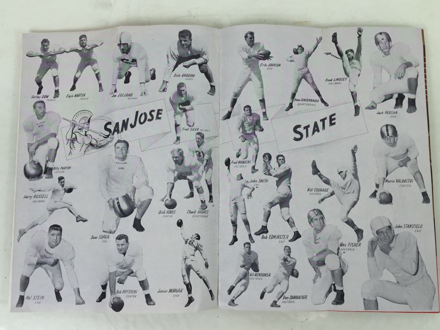 Vintage 1948 Football Program San Jose State Vs. Stanford Stanford Stadium [Photo 11]
