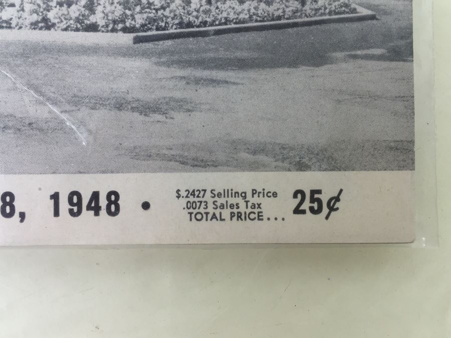 Vintage 1948 Football Program San Jose State Vs. Stanford Stanford Stadium [Photo 8]