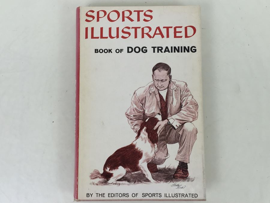 Vintage 1960 Sports Illustrated Book Of Dog Training First Edition Book With Dust Jacket