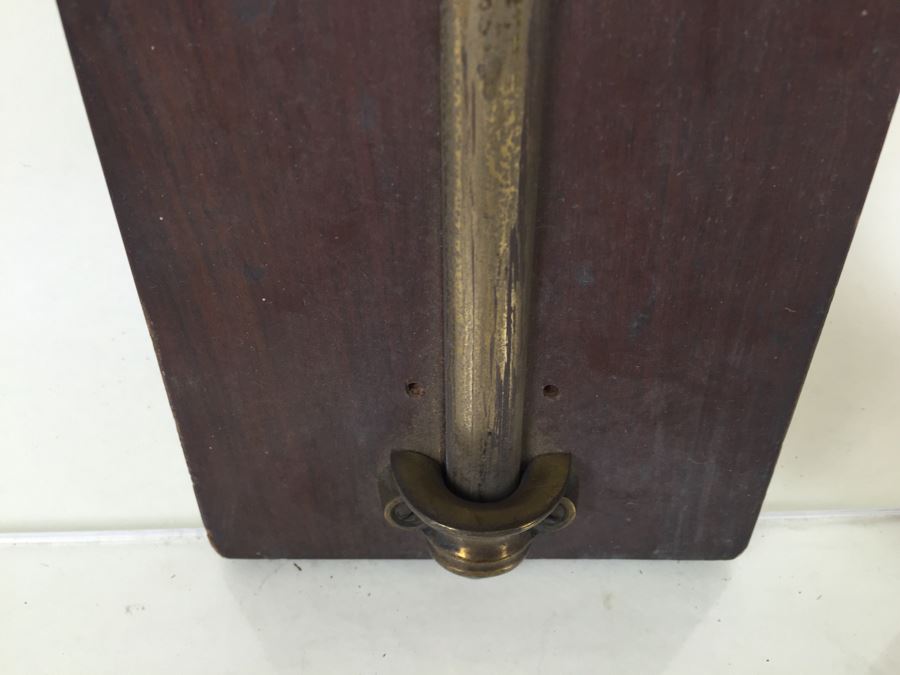 Vintage Brass Hardware Mounted On Board Wall Decor [Photo 6]