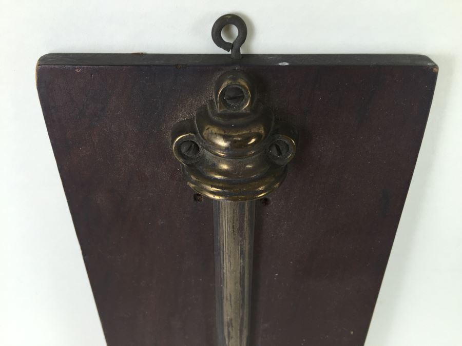 Vintage Brass Hardware Mounted On Board Wall Decor [Photo 4]