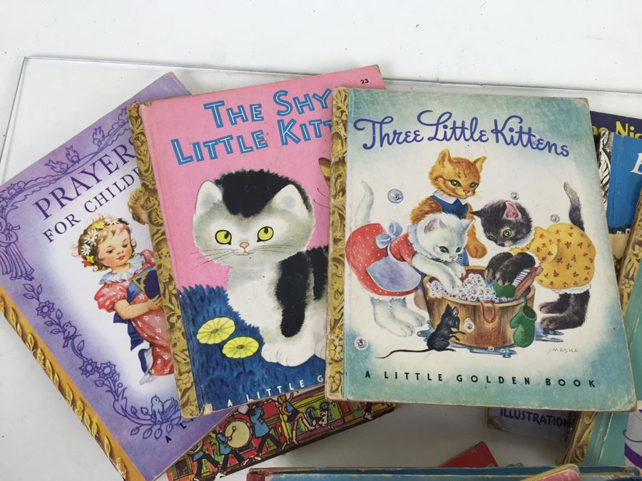 Collection Of Vintage Kid's Books Little Golden Books Treasure Books [Photo 16]