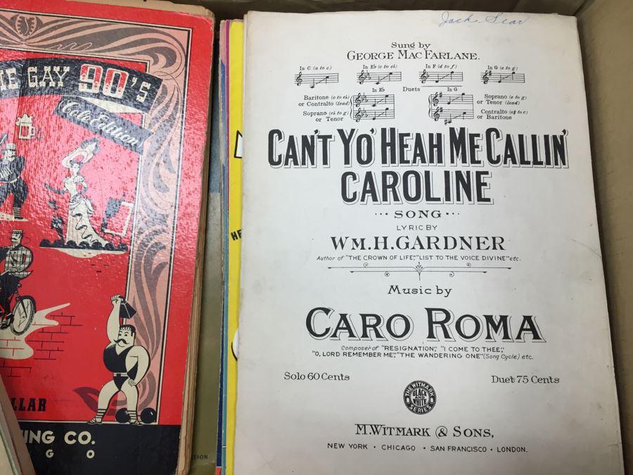 Collection Of Various Sheet Music [Photo 6]