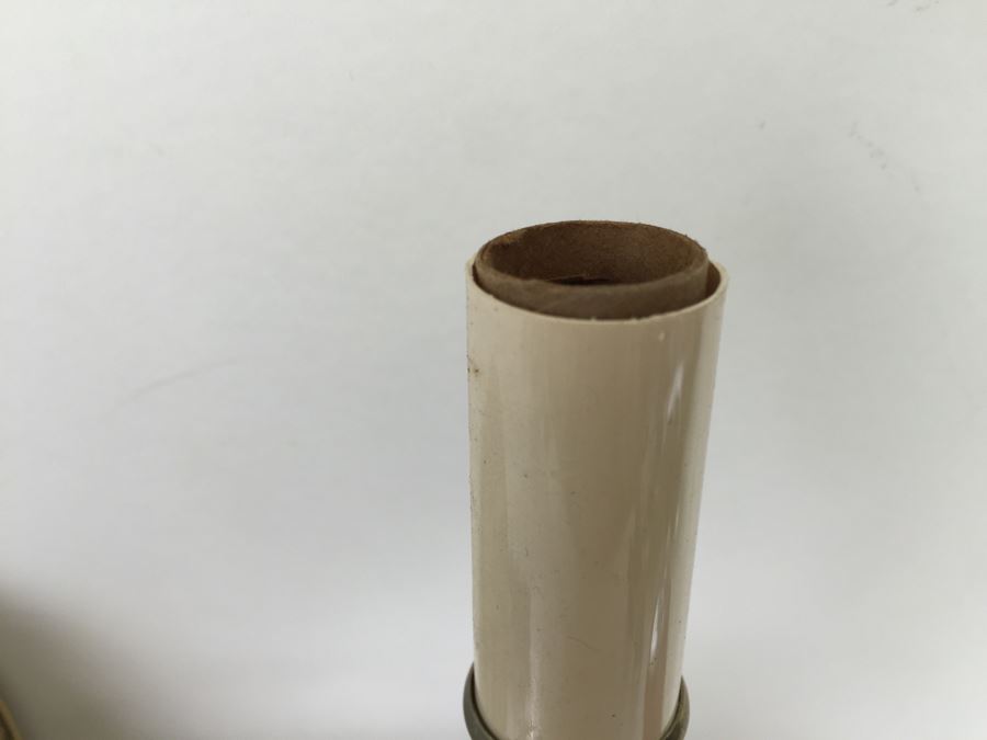 Vintage Brass And Cranberry Glass Wall Sconce Light Fixture [Photo 5]