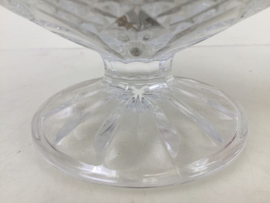 Footed Crystal Bowl Filled With Crystal Strands [Photo 3]