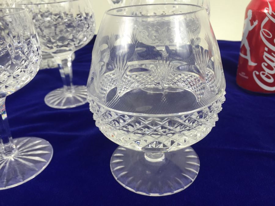 Crystal Glass Lot With Pitcher, Vase, Stemware And Glasses [Photo 12]