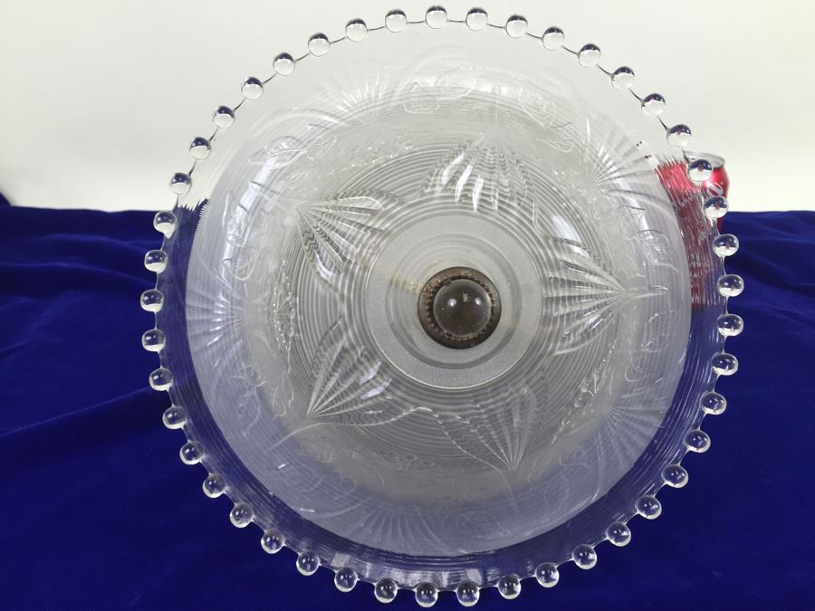 Stunning Vintage Glass Light Fixture [Photo 13]