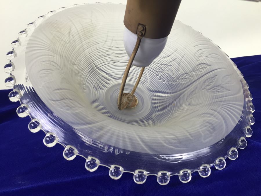 Stunning Vintage Glass Light Fixture [Photo 11]