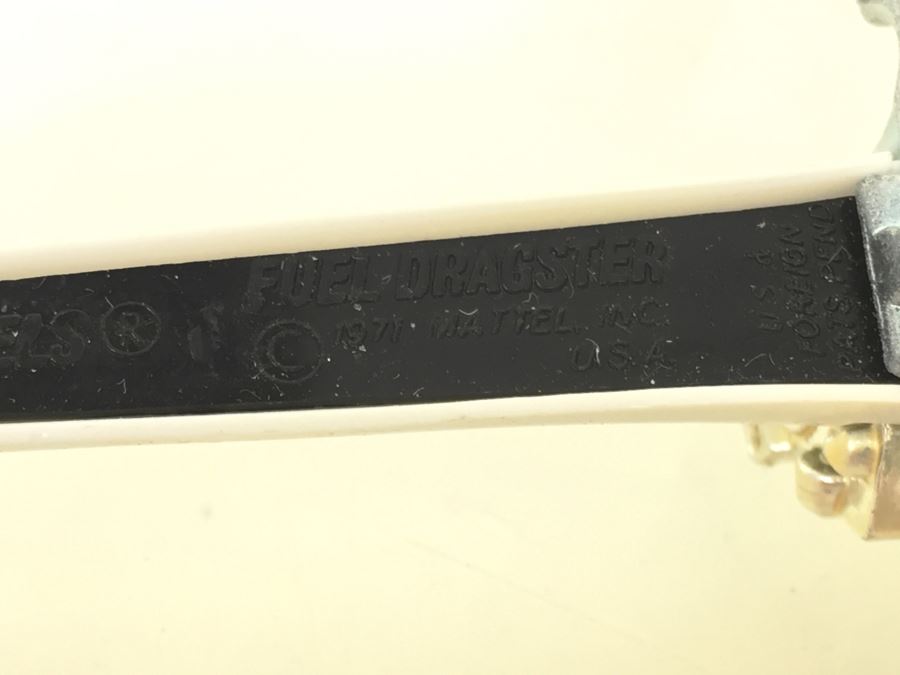 Pair Of Blue And White Hot Wheels Fuel Dragster Cars Vintage 1970 Mattel [Photo 7]