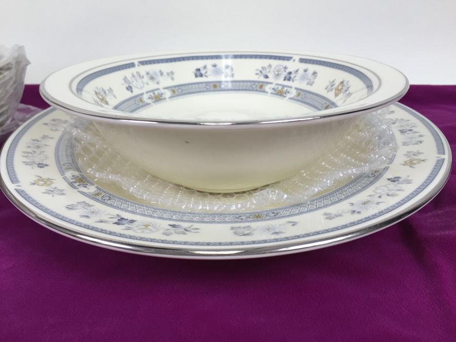 Royal Doulton PENROSE Fine Bone China Set MINTON Made In England 1976 With China Storage Bags [Photo 16]