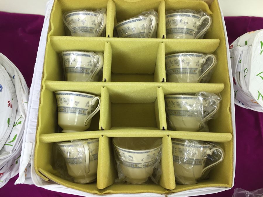 Royal Doulton PENROSE Fine Bone China Set MINTON Made In England 1976 With China Storage Bags [Photo 5]