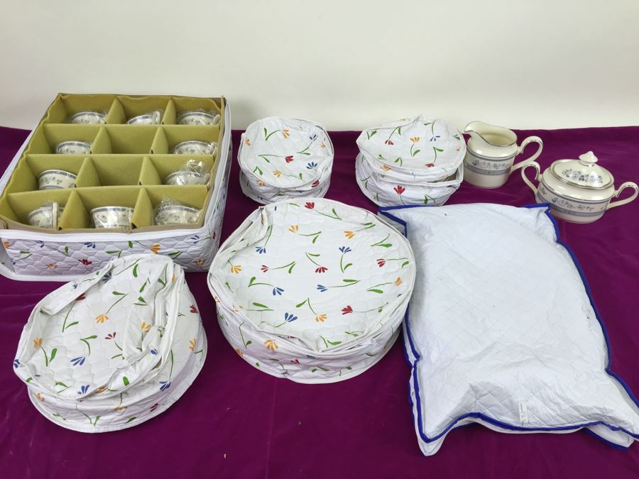 Royal Doulton PENROSE Fine Bone China Set MINTON Made In England 1976 With China Storage Bags [Photo 1]