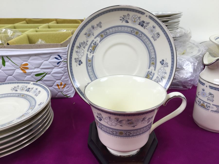 Royal Doulton PENROSE Fine Bone China Set MINTON Made In England 1976 With China Storage Bags [Photo 6]