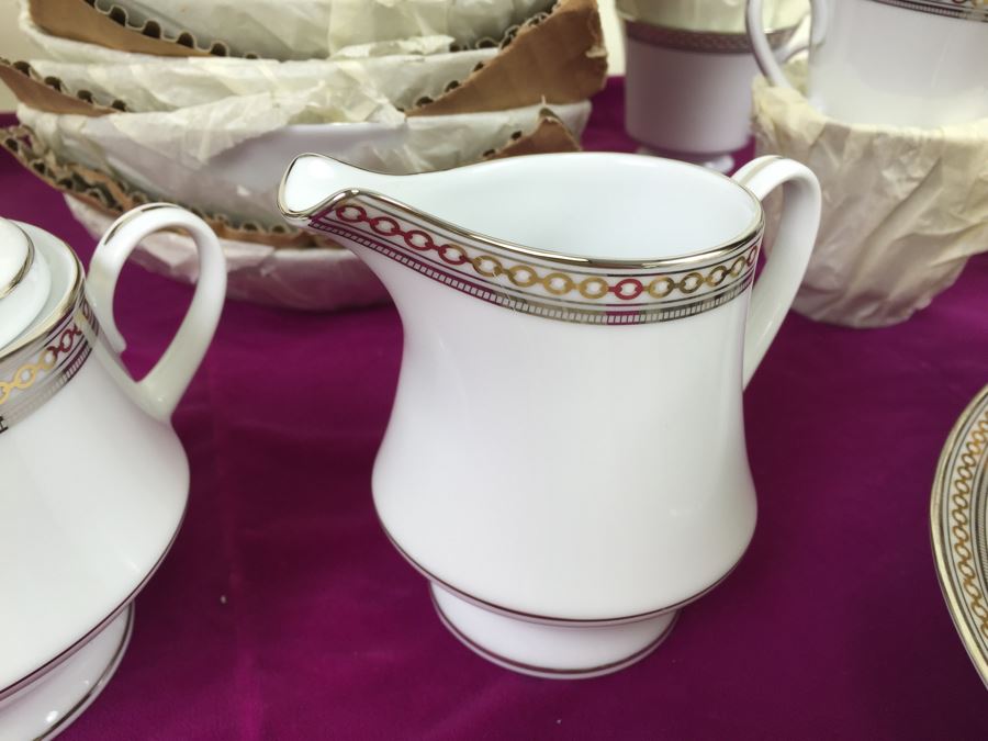 New Set Of Contemporary Fine China By Noritake LEGACY SPLENDOR 4267 With Box [Photo 8]